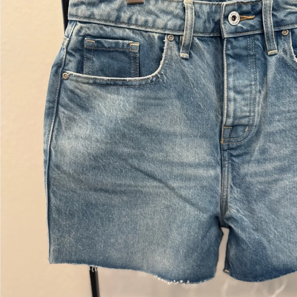 Annie Light Blue Jean Shorts - Picture 2 of 9